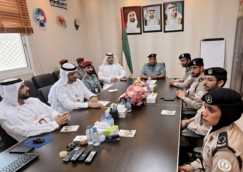 Sharjah Police Delegation Visits MOI Human Rights Department