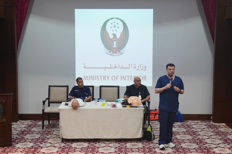 MOI Organizes First Aid Training Course in Collaboration with Burjeel Holdings Hospital