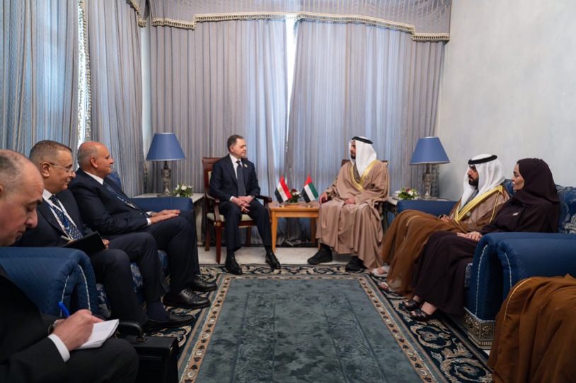 Saif bin Zayed Meets Egyptian Interior Minister in Tunisia