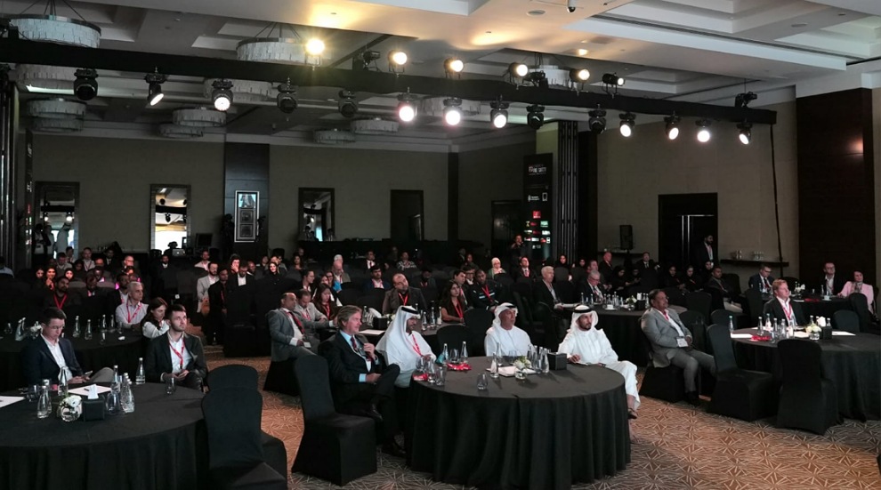 عرض تقديمي حول حماية أصحاب الهمم في مؤتمر القادة في مجال الحرائق والسلامة (IFSJ)