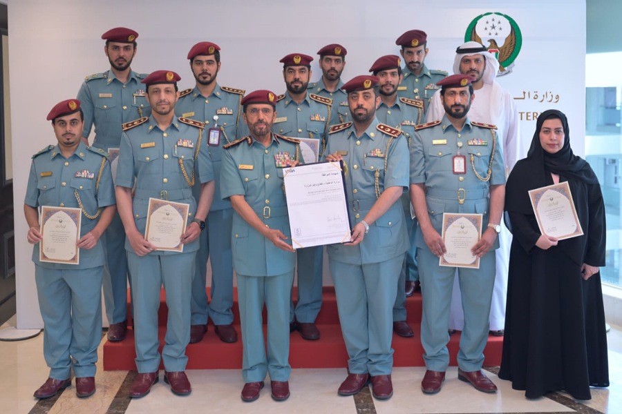 تكريم إدارات وضباط من قطاع وكيل وزارة الداخلية على المنجزات المتحققة