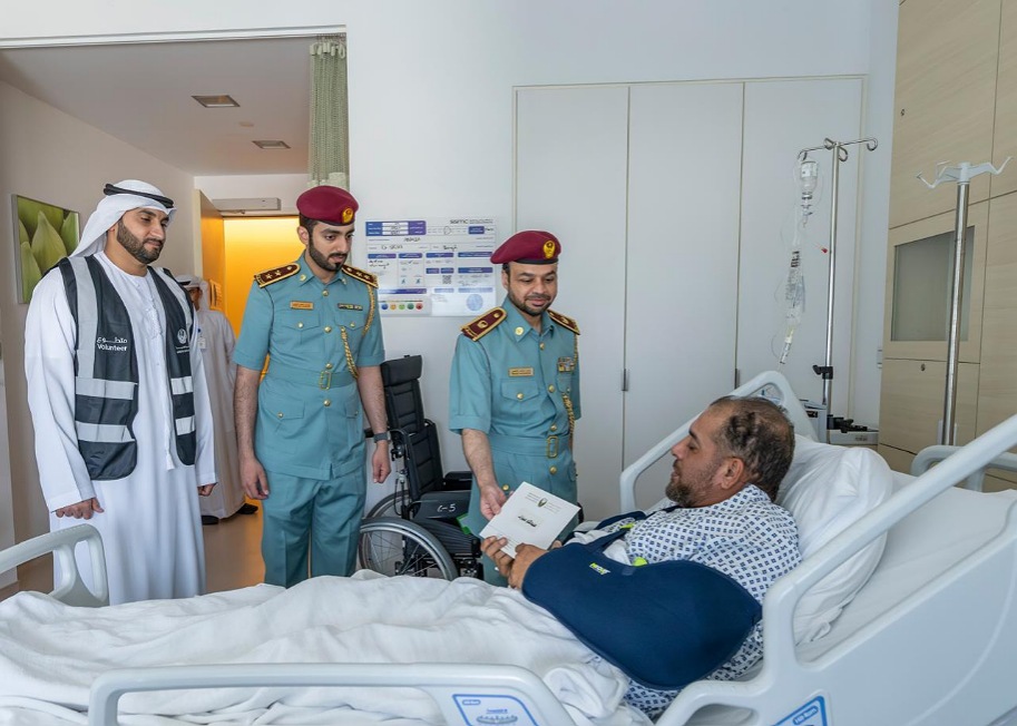 الداخلية تشارك مرضى مدينة الشيخ شخبوط الطبية فرحتهم بعيد الأضحى