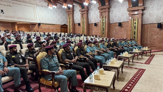 محاضرة أمنية متخصصة لطلبة كلية الشرطة