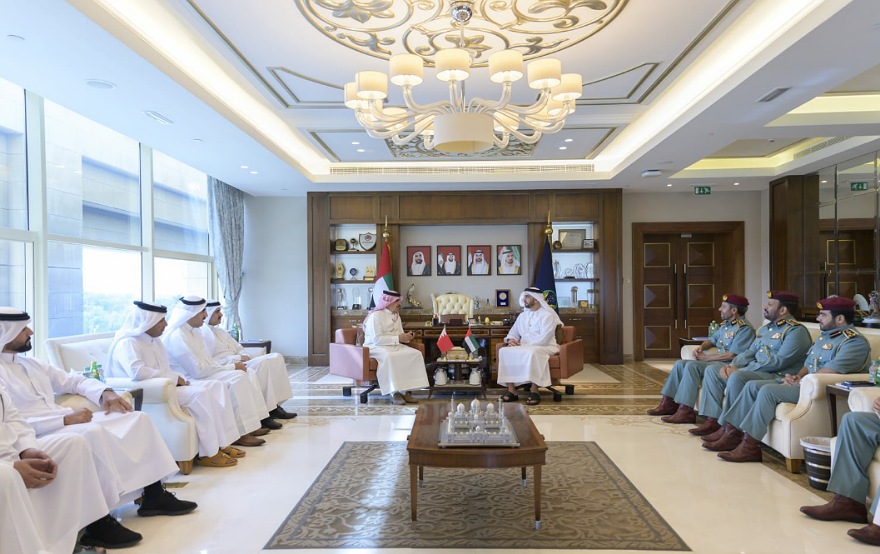 Saif bin Zayed meets Bahraini Interior Minister 