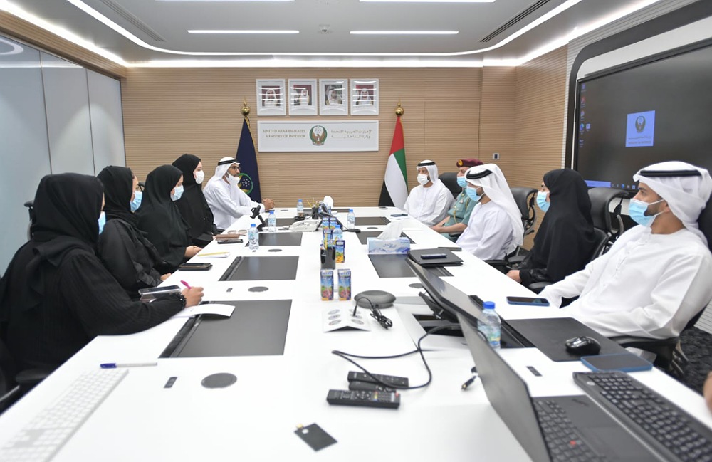 A Dubai courts delegation takes stock of best practices in project management at MoI