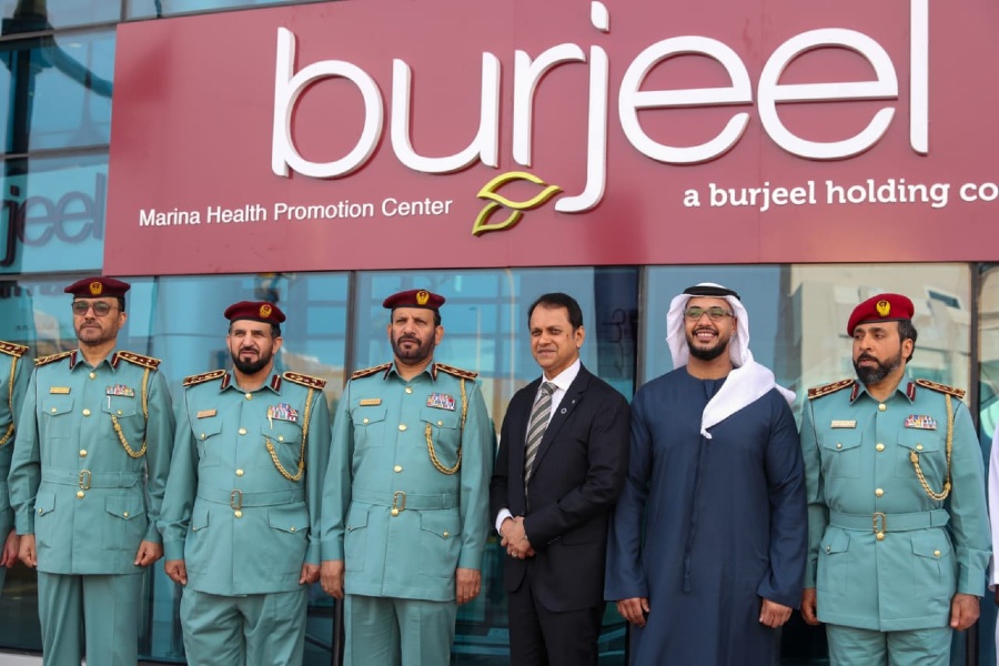 The inauguration of the Burjeel Center, specialized in providing medical services to employees of the MoI
