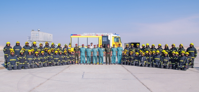 Civil Defense Officers Graduate a Foundational Course in Fire Fighting
