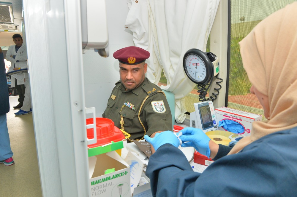 Blood Donation Campaign at Police College
