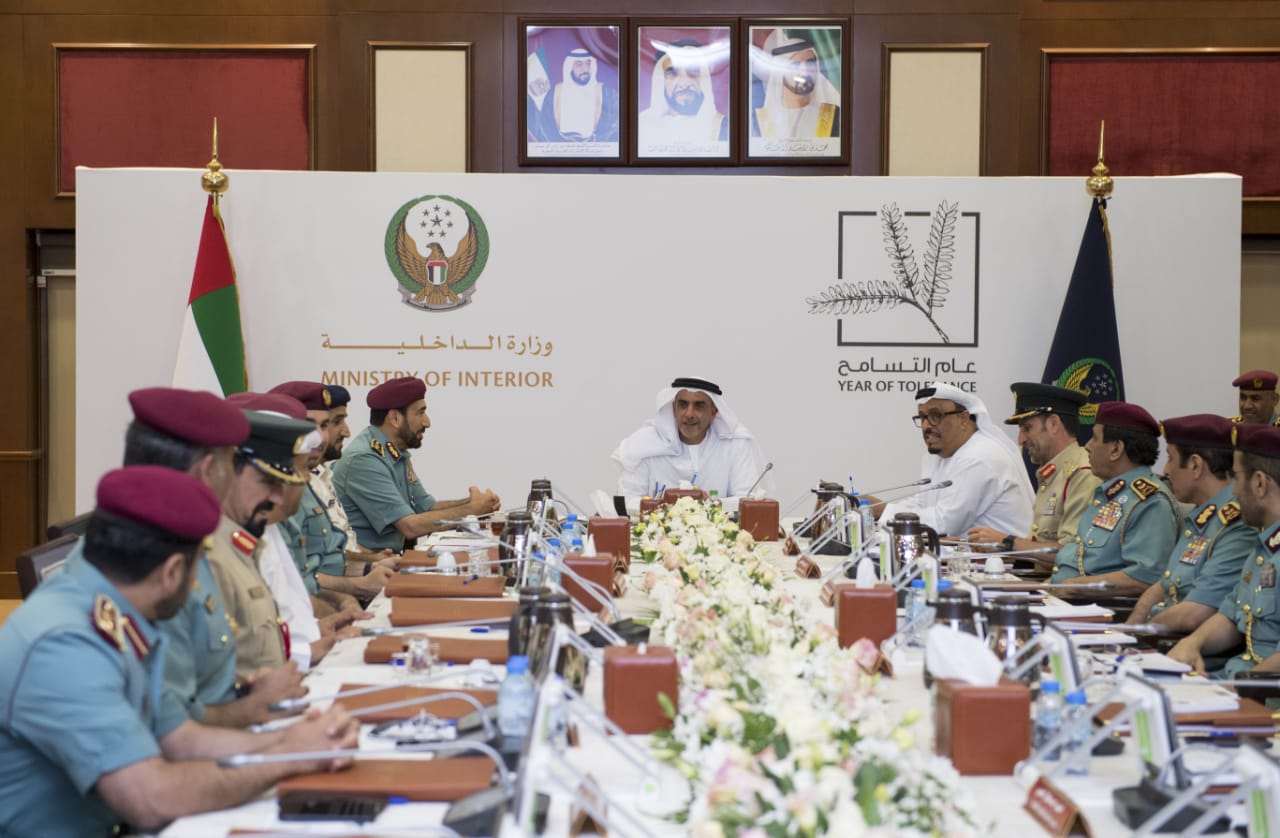 Saif bin Zayed Chairs Happiness and Positivity Council Meeting at MoI 