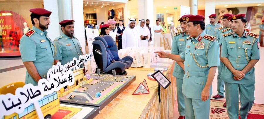 RAK Police Commander-in-Chief Inaugurates the MoI Traffic Awareness and Safety Exhibition