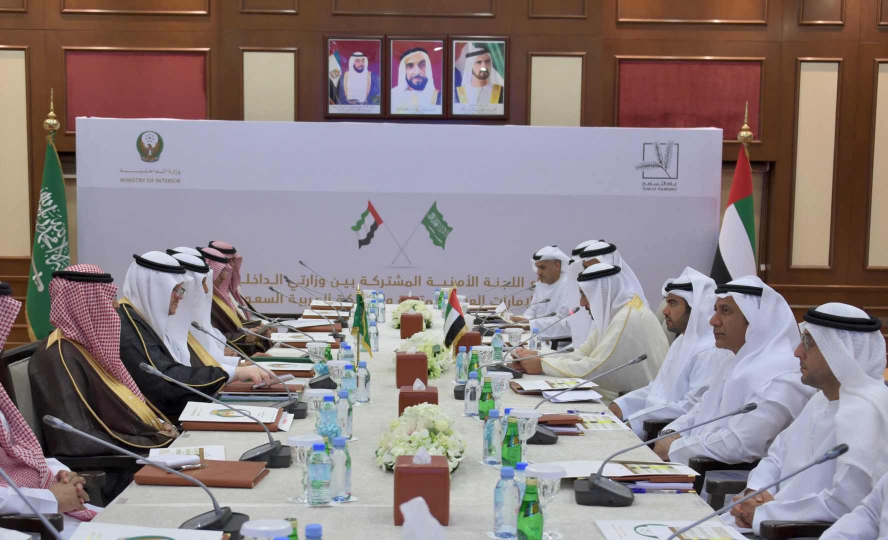 UAE-Saudi Security Committee Discusses Promoting Joint Security Cooperation