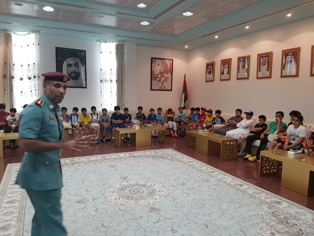 MoI Partakes in Awareness Activities at Emirates Youth Summer Academy