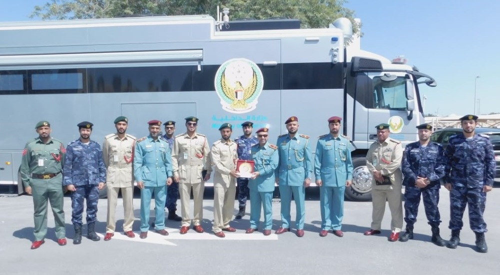 A Dubai Police Delegation Reviews the MoI Mobile Operations Vehicle