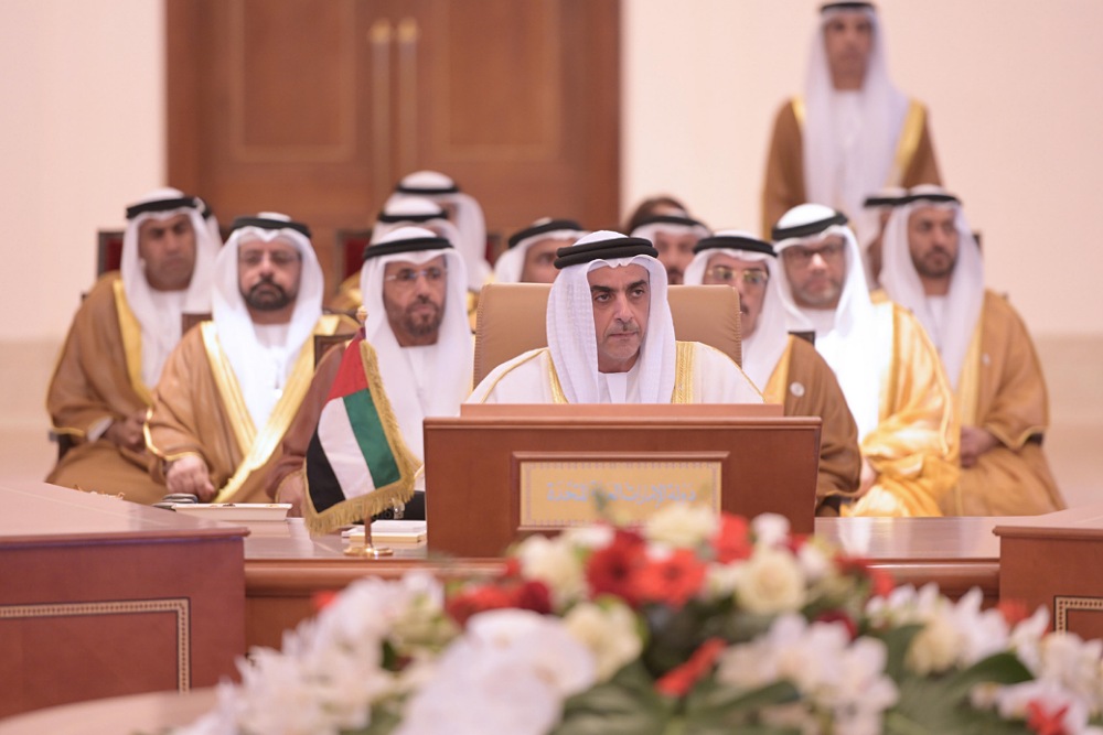Saif Bin Zayed Heads the UAE Delegation to the GCC Ministers of Interior Meeting in Muscat