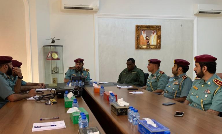 Ajman Police and the MoI Air Wing Discuss Cooperation