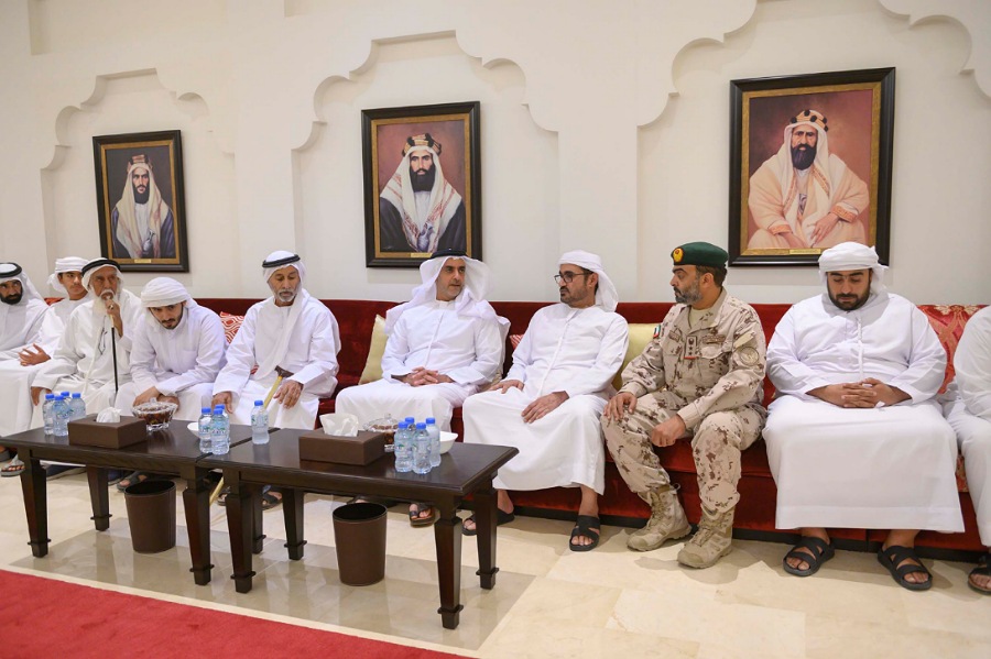 Saif Bin Zayed Offers Condolences to the Families of UAE Martyrs