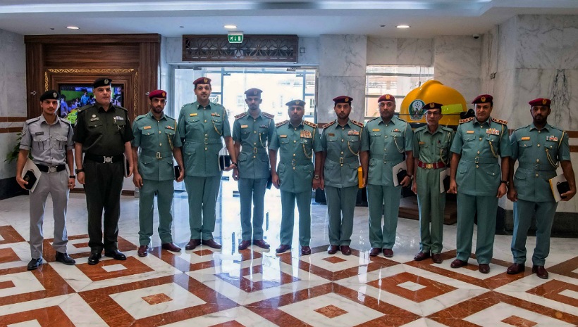 Reviewing the Readiness of the Civil Defense Departments in Ajman and Ras Al Khaimah