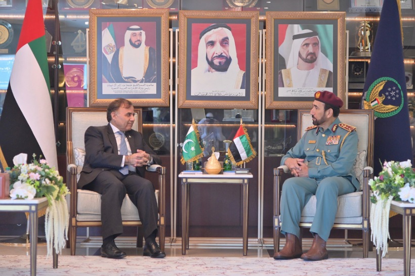 بحث تعزيز التعاون بين الإمارات وجمهورية باكستان الإسلامية في المجالات الأمنية   