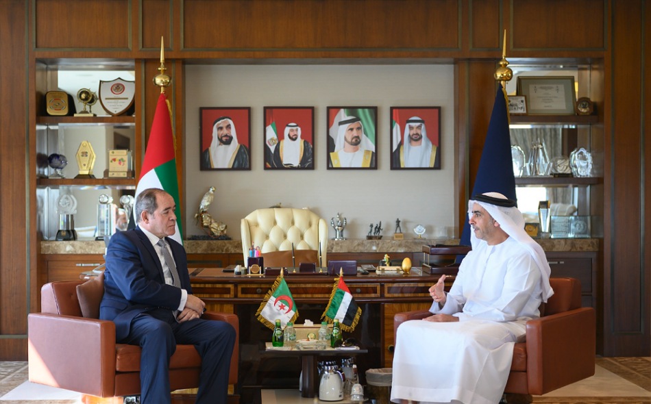 Saif bin Zayed Meets with Algerian Minister of Foreign Affairs