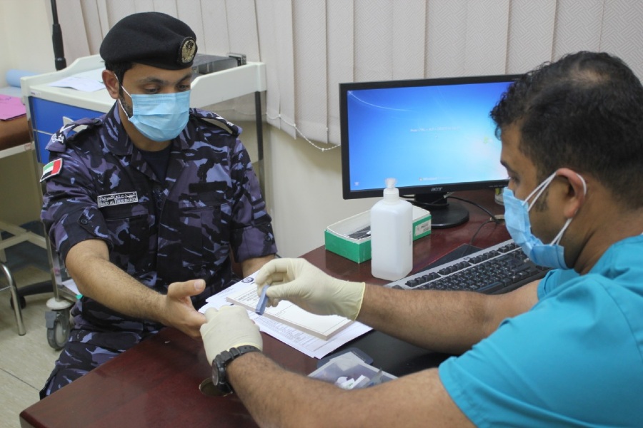 Abu Dhabi Federal Punitive and Correctional Establishment Staff tested for diabetes
