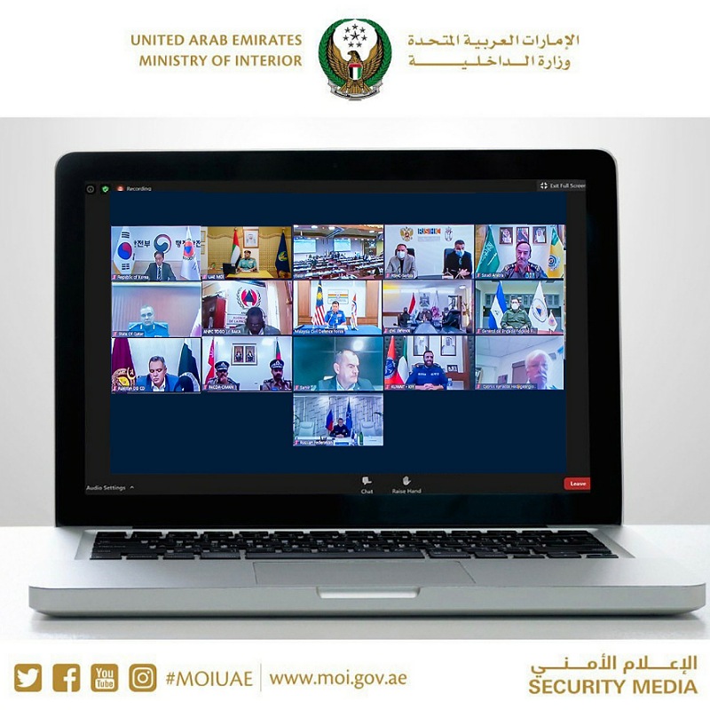 Civil Defense participates in the virtual meeting of the 53rd session of The International Civil Defence Organisation