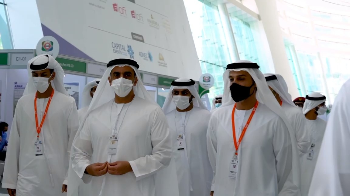 Saif bin Zayed visits IDEX 2021 on day 2