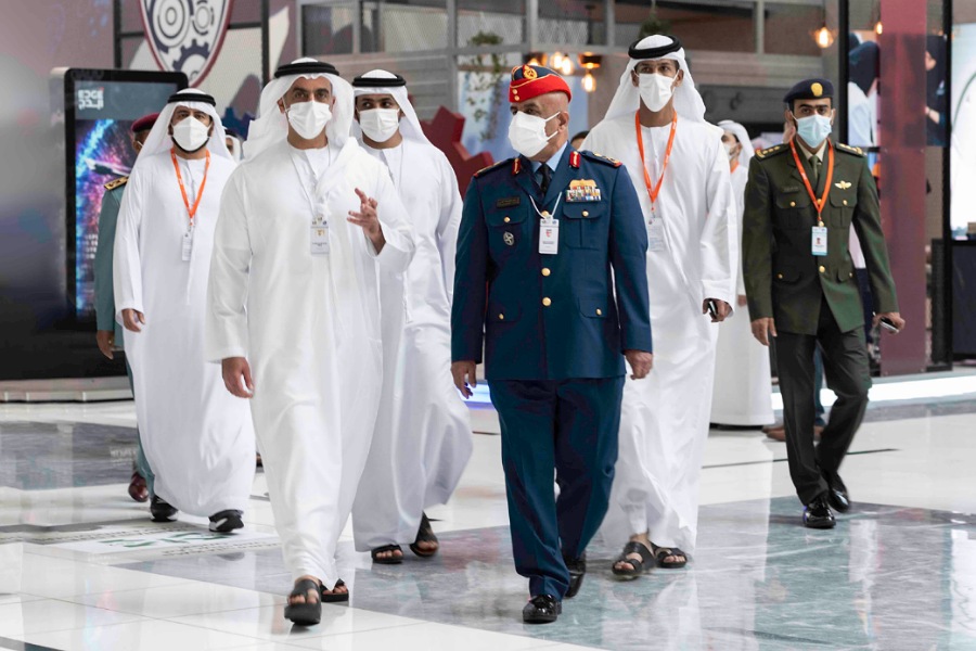 Saif Bin Zayed visits IDEX 2021
