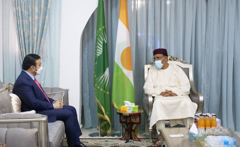 رئيس النيجر يلتقي مفتش عام وزارة الداخلية