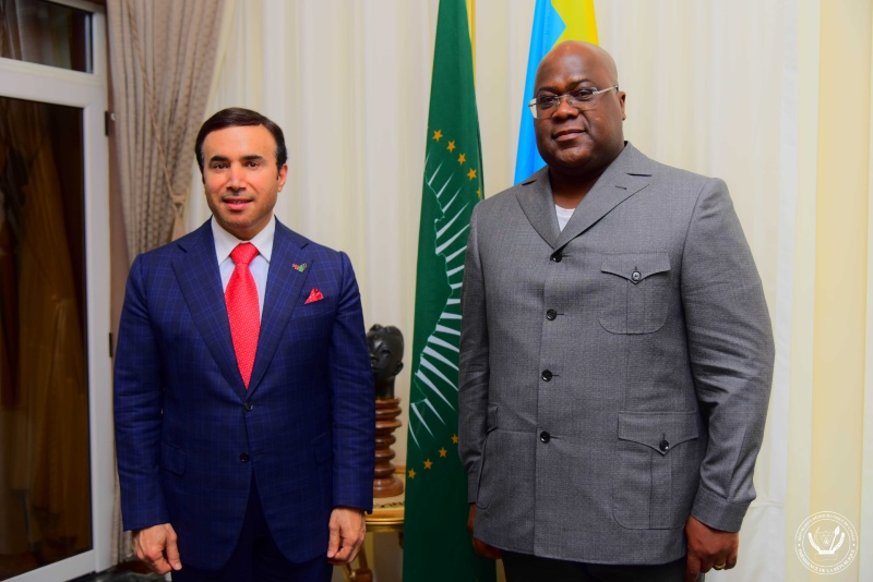 رئيس الكونغو  يستقبل اللواء الريسي مرشح الإمارات لرئاسة الإنتربول الدولي