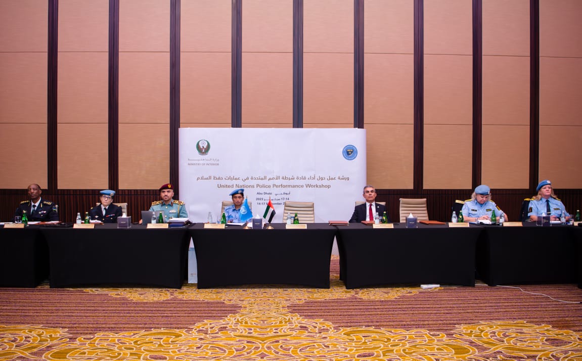 International praise for the UAE's pivotal role in supporting peace efforts around the world, with the conclusion of the United Nations police  performance Workshop 