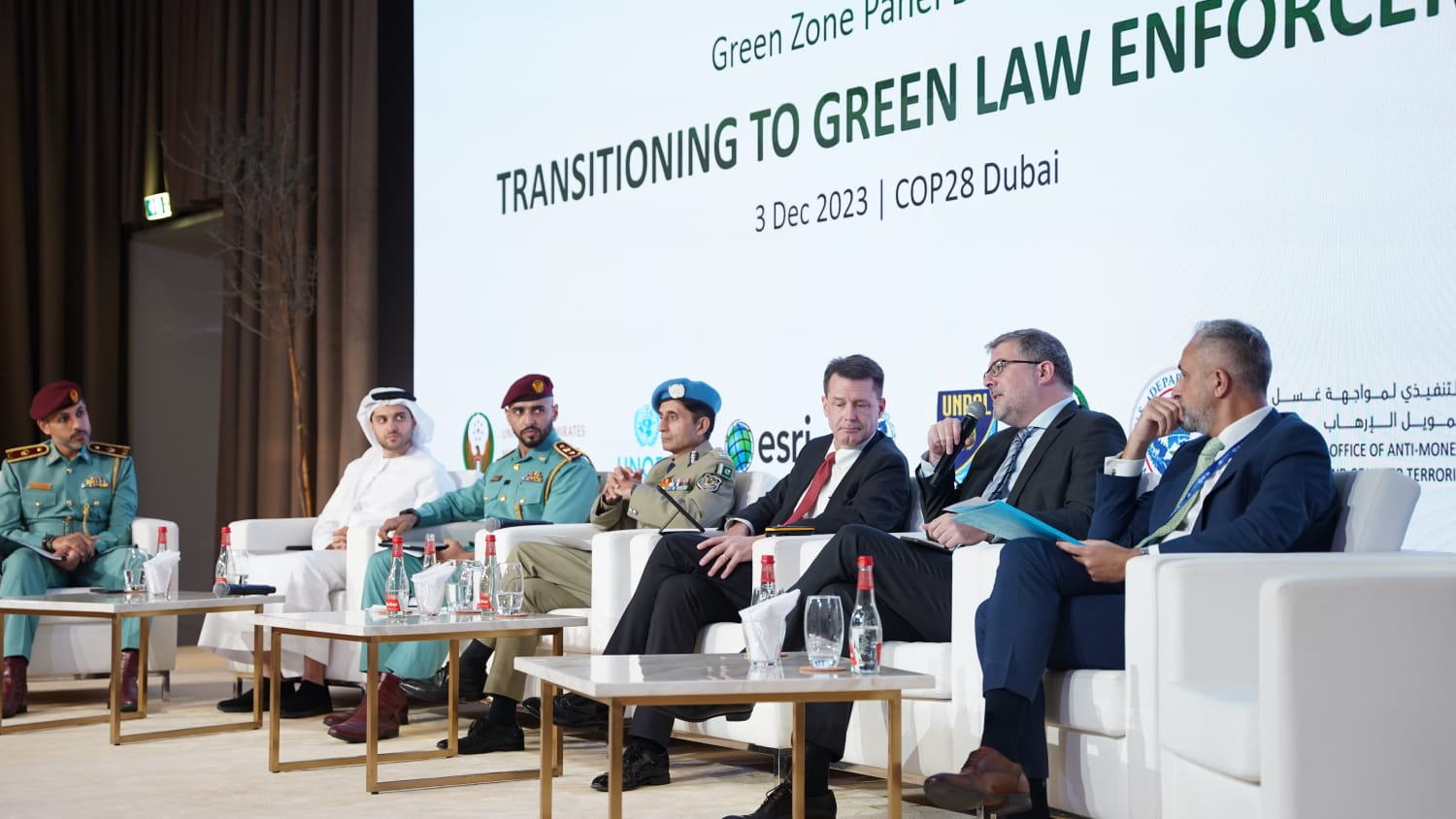 MOI holds discussion session on the sidelines of COP28 on ways to turn green for law enforcement agencies