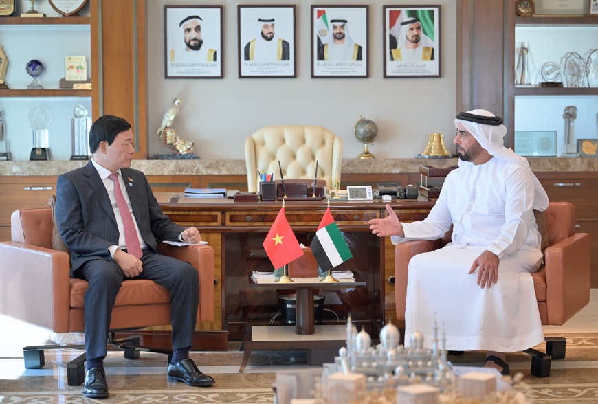 Saif bin Zayed Meets with Vietnam’s Deputy Minister of Public Security