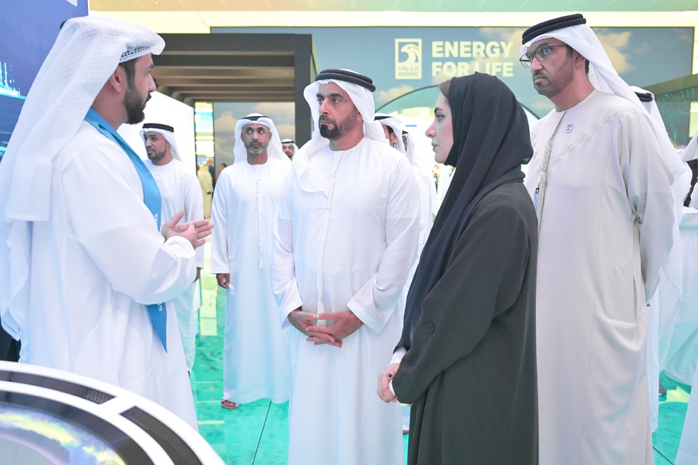 Saif bin Zayed Tours Pavilions at ADIPEC 2024