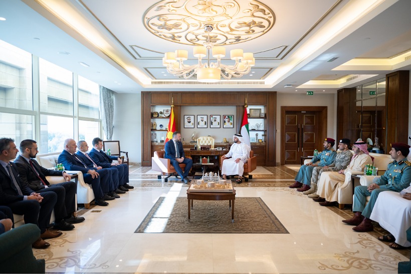 The meeting witnessed the signing of two Memorandums of Understanding (MoUs) between the two friendly countries... Saif bin Zayed meets with the Minister of Interior of N ...