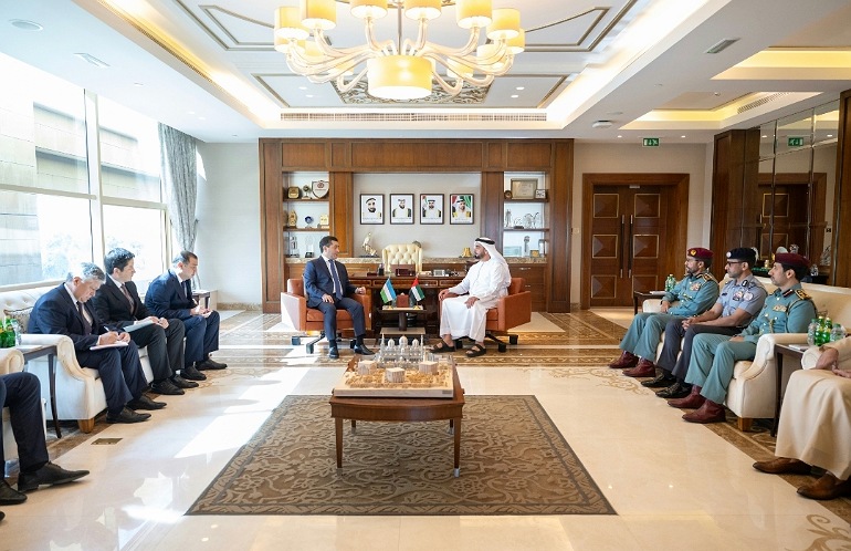 Saif bin Zayed Meets Uzbek Foreign Minister