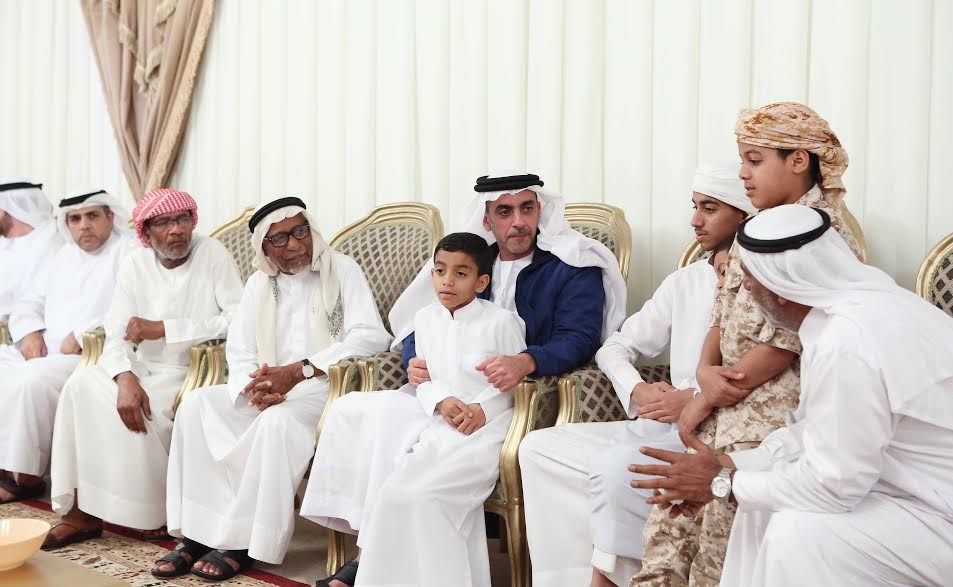 Saif bin Zayed offers condolences to family of nation's martyr, Khalid Al Bloushi 