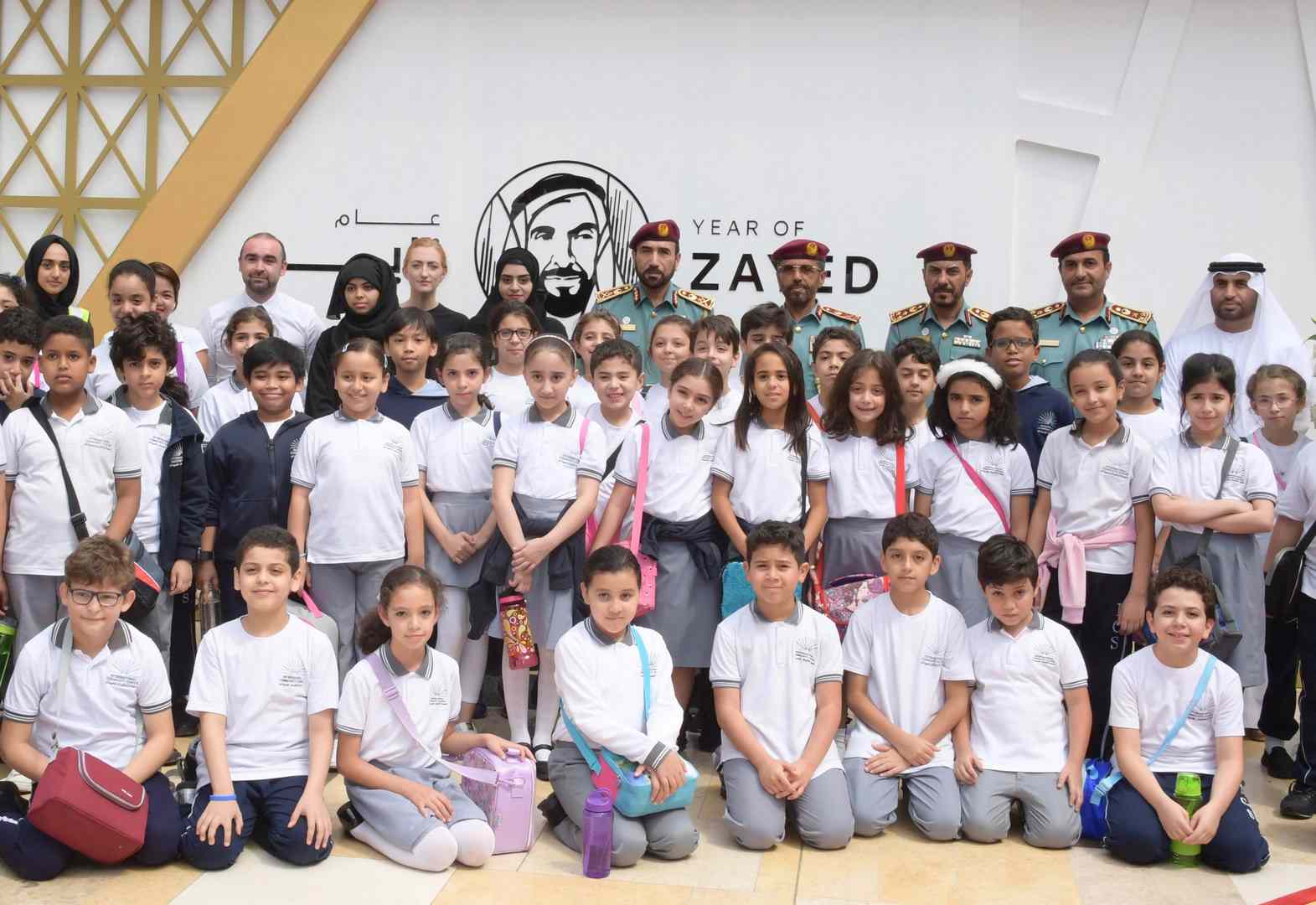 MoI Organizes ‘the UAE in the Eyes of Zayed’ Exhibition in Yas Mall