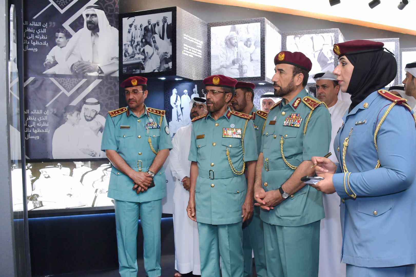 MoI Organizes ‘the UAE in the Eyes of Zayed’ Exhibition in Yas Mall